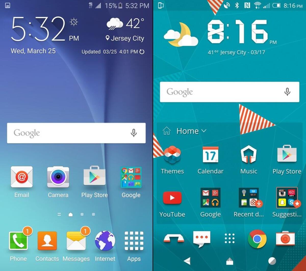 Confronto tra la nuova Samsung TouchWiz e la HTC Sense 7 - 