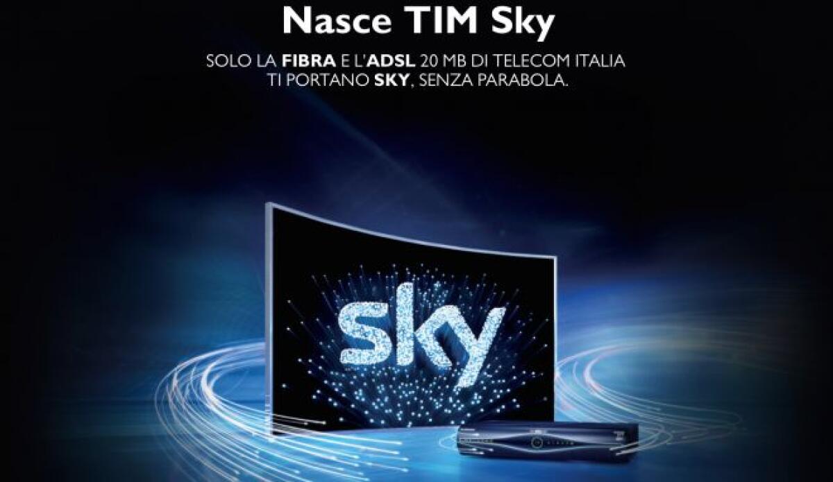 Guardare Sky senza parabola e navigare su internet con l'offerta TIM Sky - 