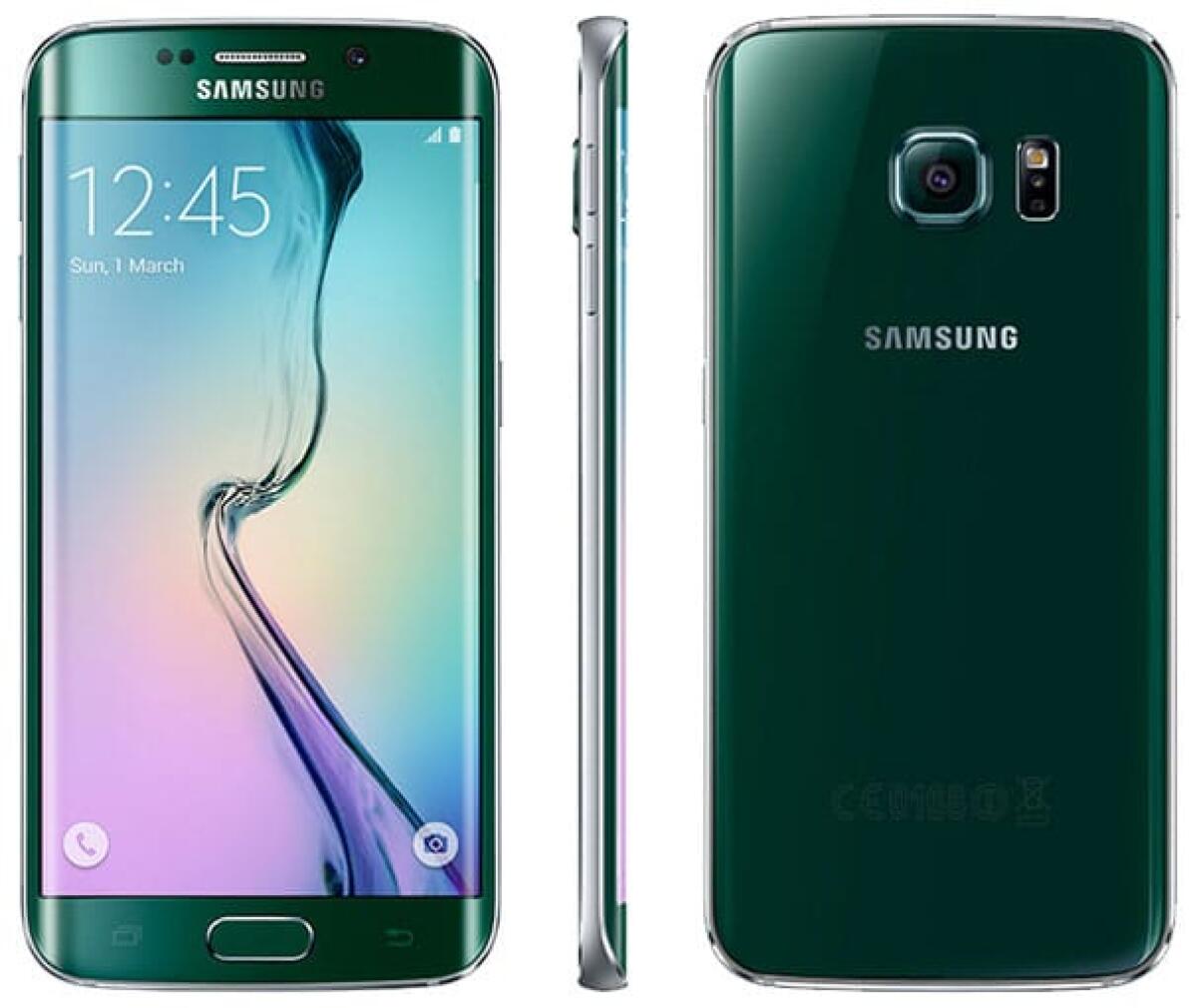 Samsung Galaxy S6 Edge verde disponibile nel taglio da 32 Gb - 