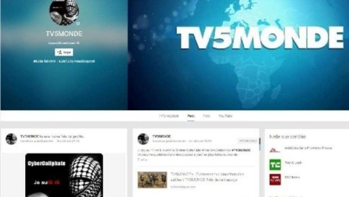 L'ISIS Oscura Tv5Monde: Bloccate le trasmissioni televisive - 