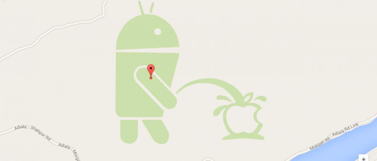Google fa pipì su Apple: Ecco il fantastico Easter Egg su Google Maps - 