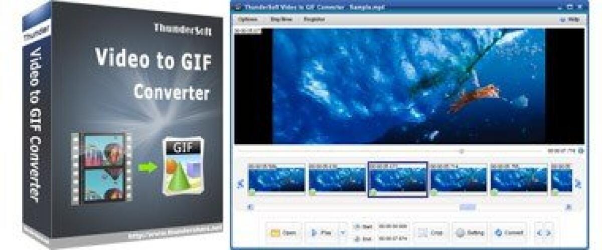 Trasformare Video in GIF con ThunderSoft Video to GIF Converter 1.4.3 gratis solo per oggi - 