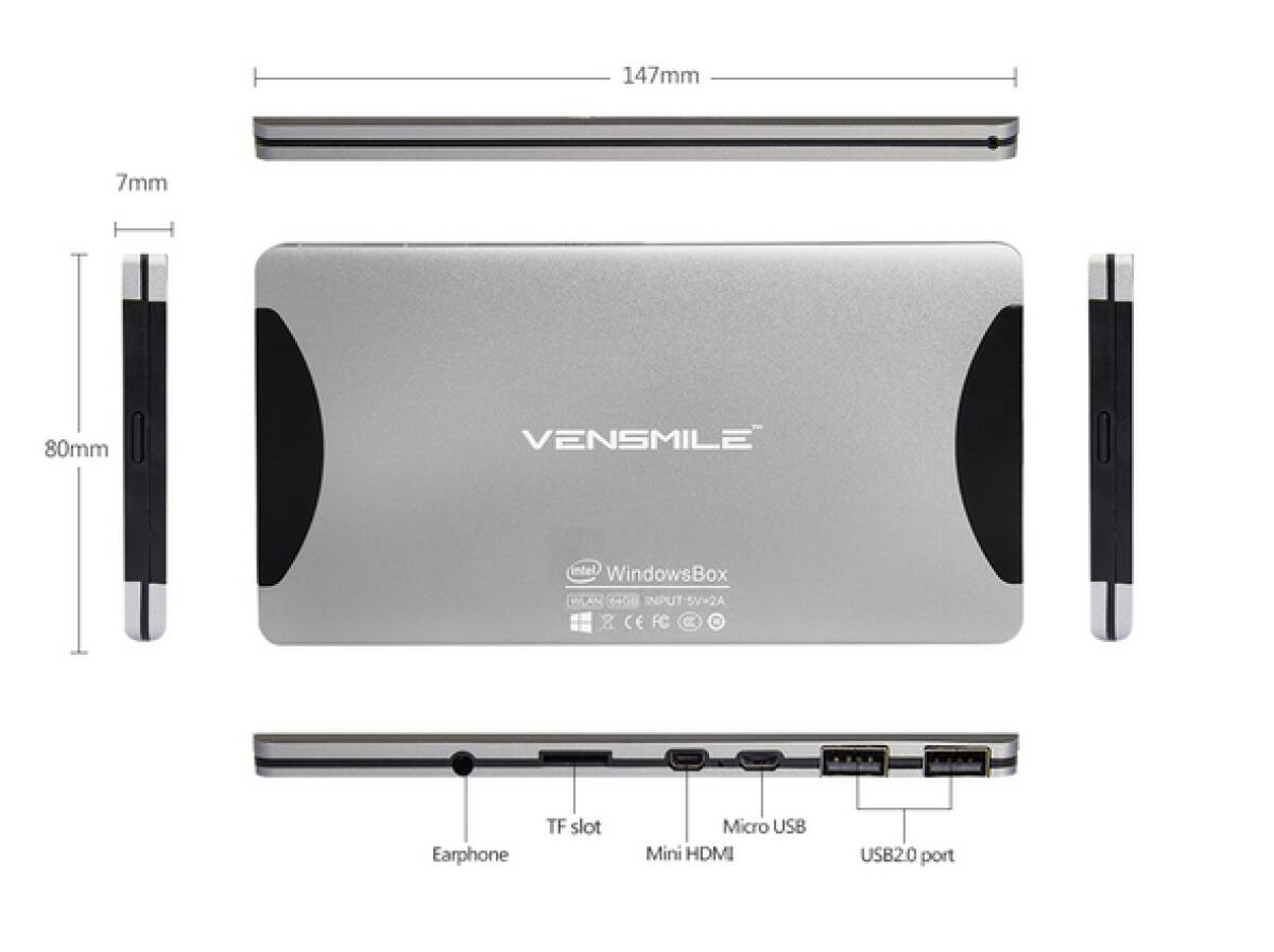 Migliori MINI PC: Vensmile W10 con Intel Atom e Windows 8.1 - 