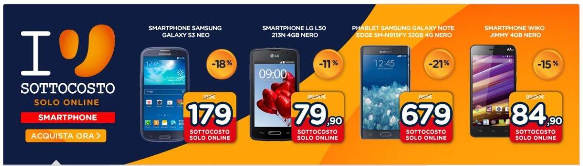 SOTTOCOSTO Unieuro su tanti prodotti - 