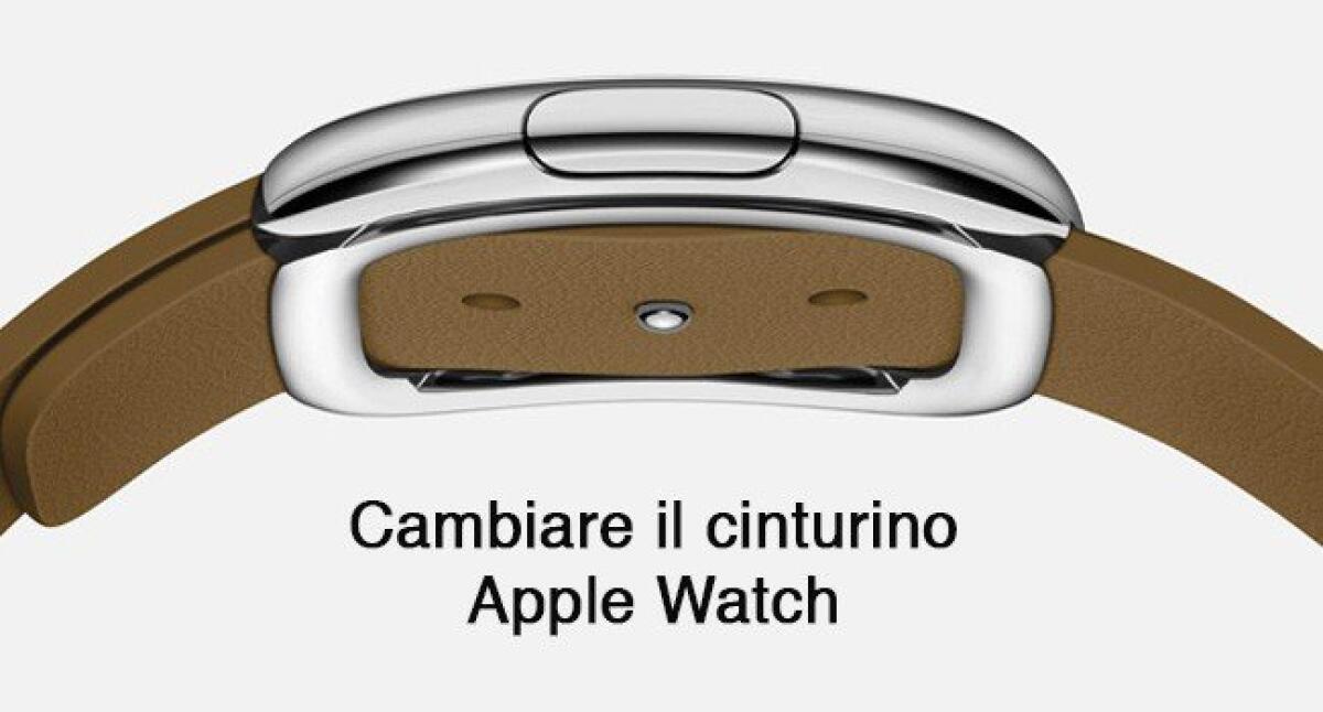 Cambiare cinturino su Apple Watch - 