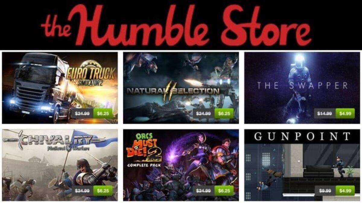 Più di 300 giochi per pc in offerta sull'Humble Store - 