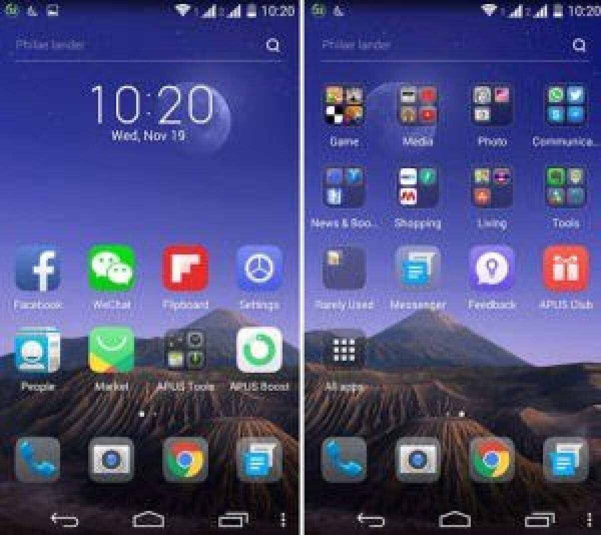 Launcher leggero e veloce per Android: ecco APUS Launcher - 