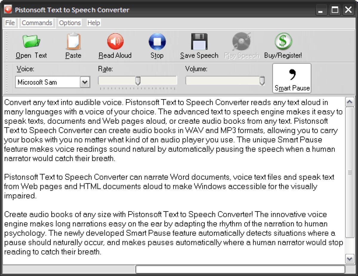 Convertire Documenti, Test e Pagine Web in Audiolibri - 