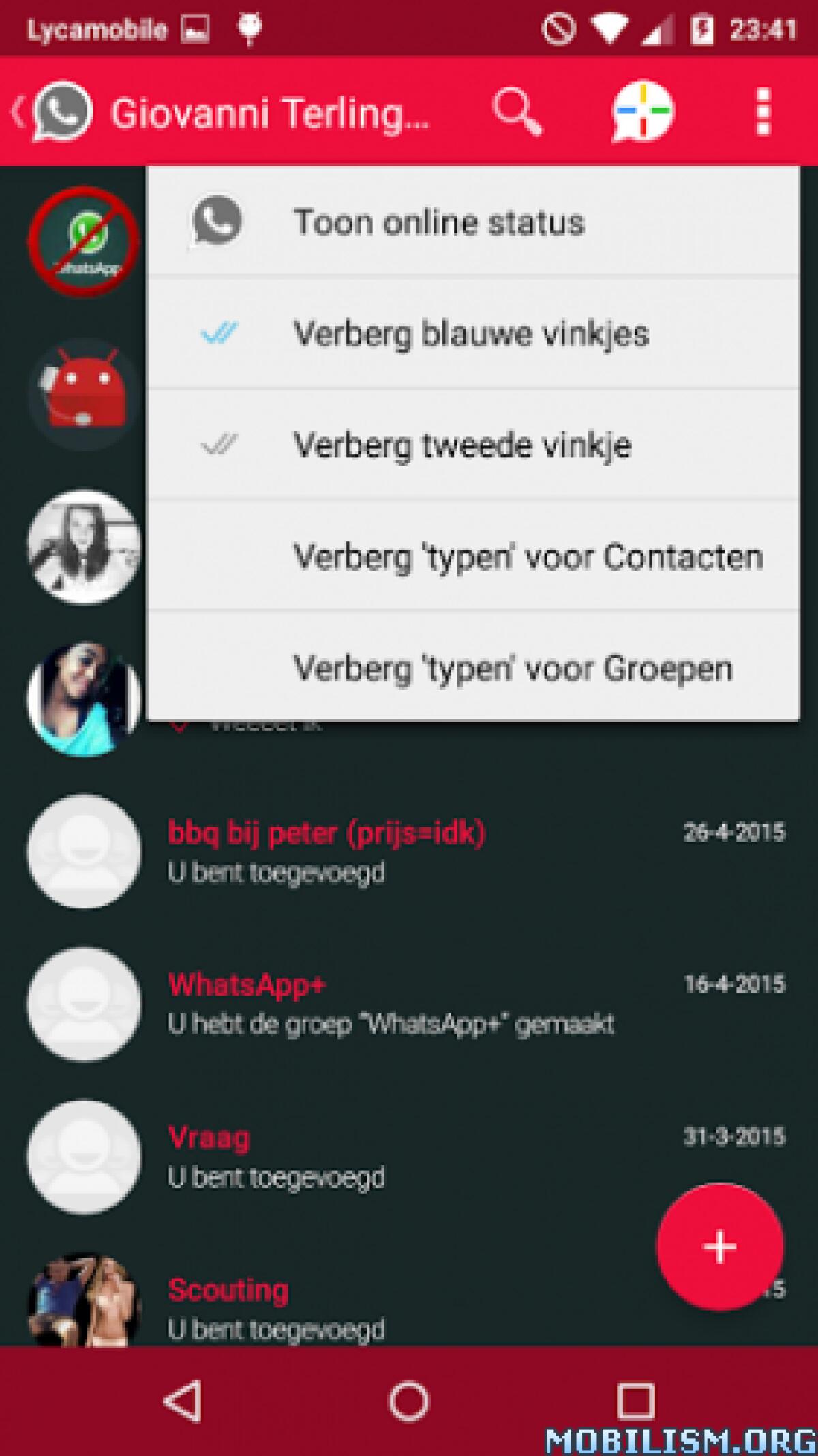 Disponibile WhatsApp Plus 6.90 APK per Android (16 maggio 2015) - 