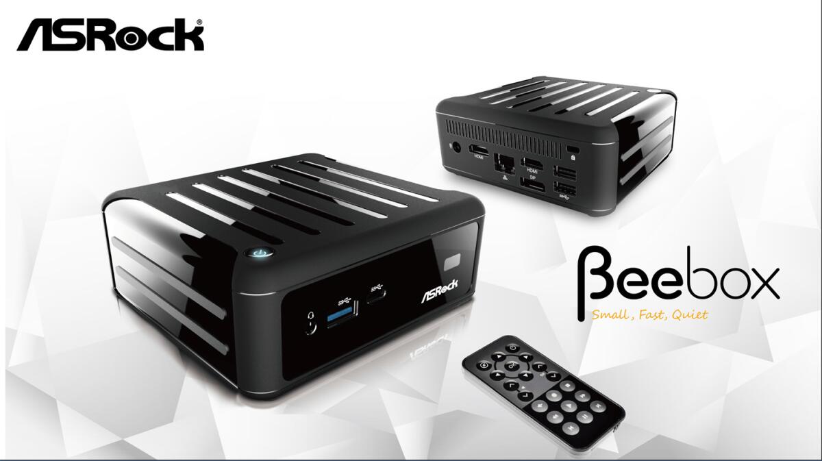 ASRock Beebox ufficiale: nuovo mini pc con Intel Braswell fanless - 