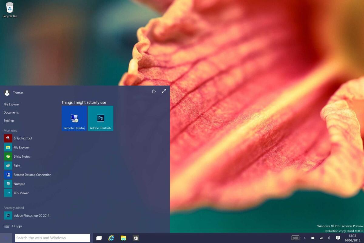 Disponibile Aggiornamento per Windows 10 Insider Preview Build 10074 - 