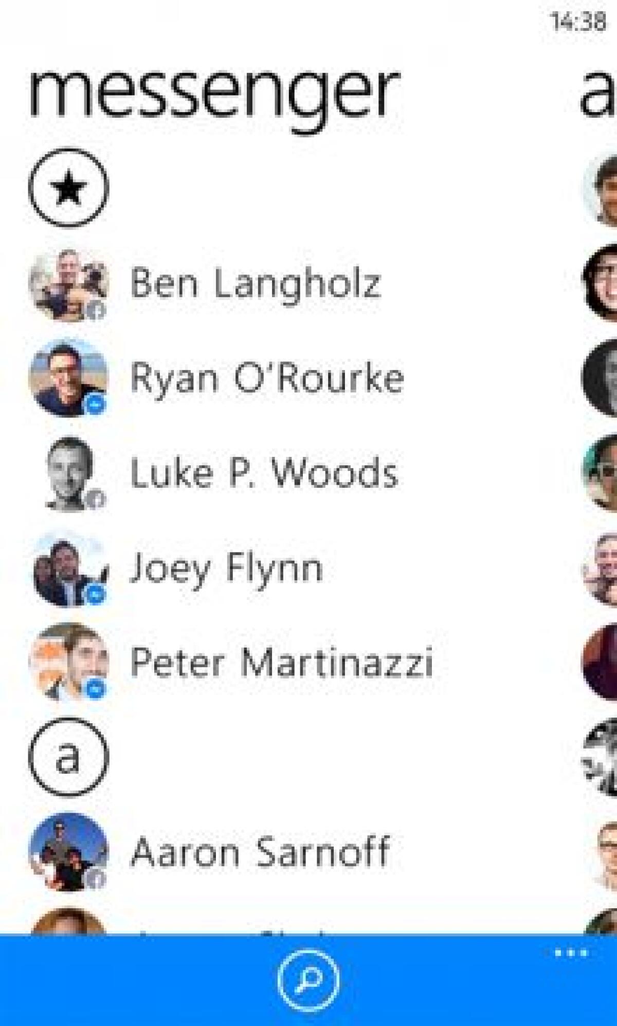Download Facebook Messenger v 10.0.1.0 per Windows Phone - 