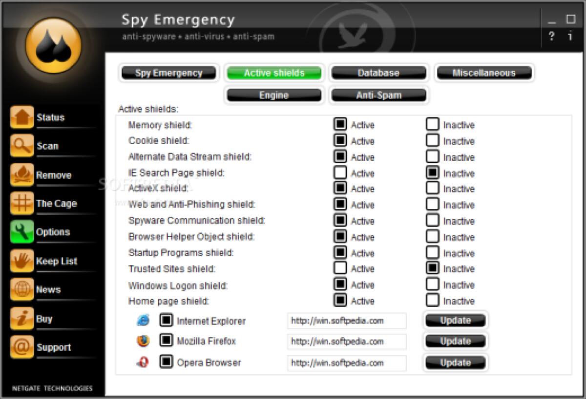 Aumentare la sicurezza del nostro PC con NETGATE Spy Emergency - 