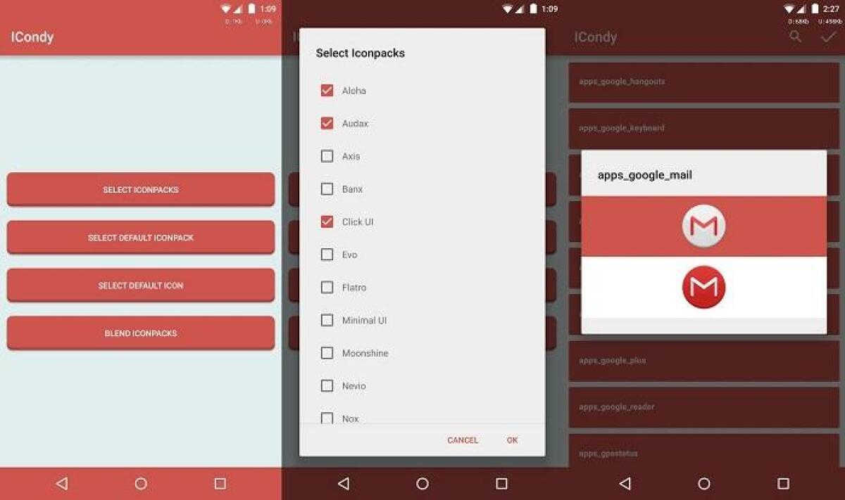 Icondy: Unire più Icon Pack su Android - 