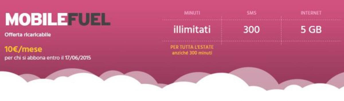 Fastweb Mobile Fuel: 5GB internet e chiamate illimitate a 10€/mese - 