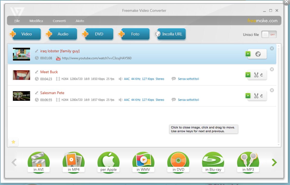 Ridurre dimensioni e peso di un video - 