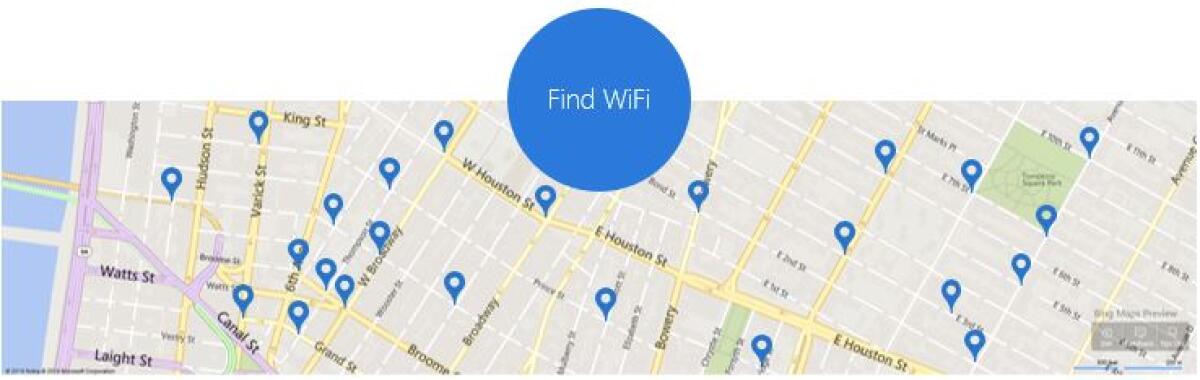 Microsoft WiFi è la rete mondiale di connessione senza fili - 