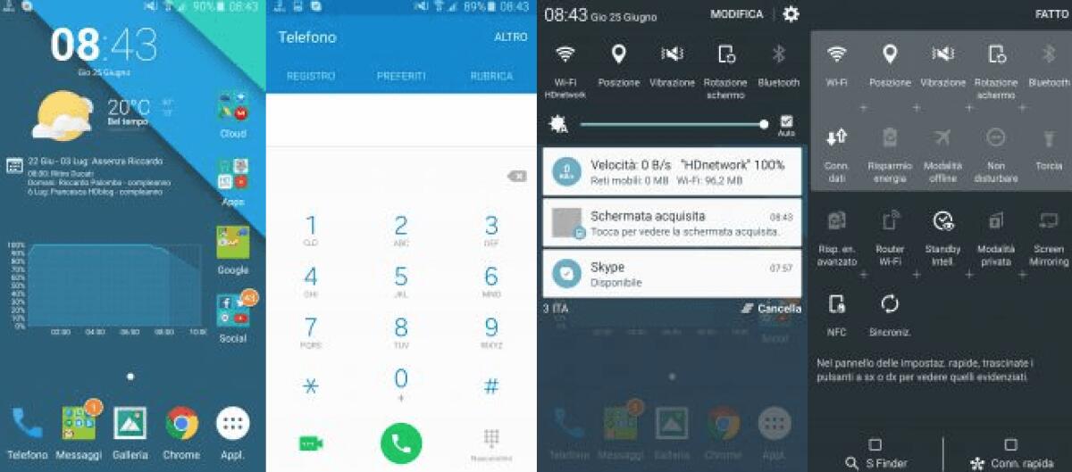 Download tema Material Design per Samsung Galaxy S6 - 