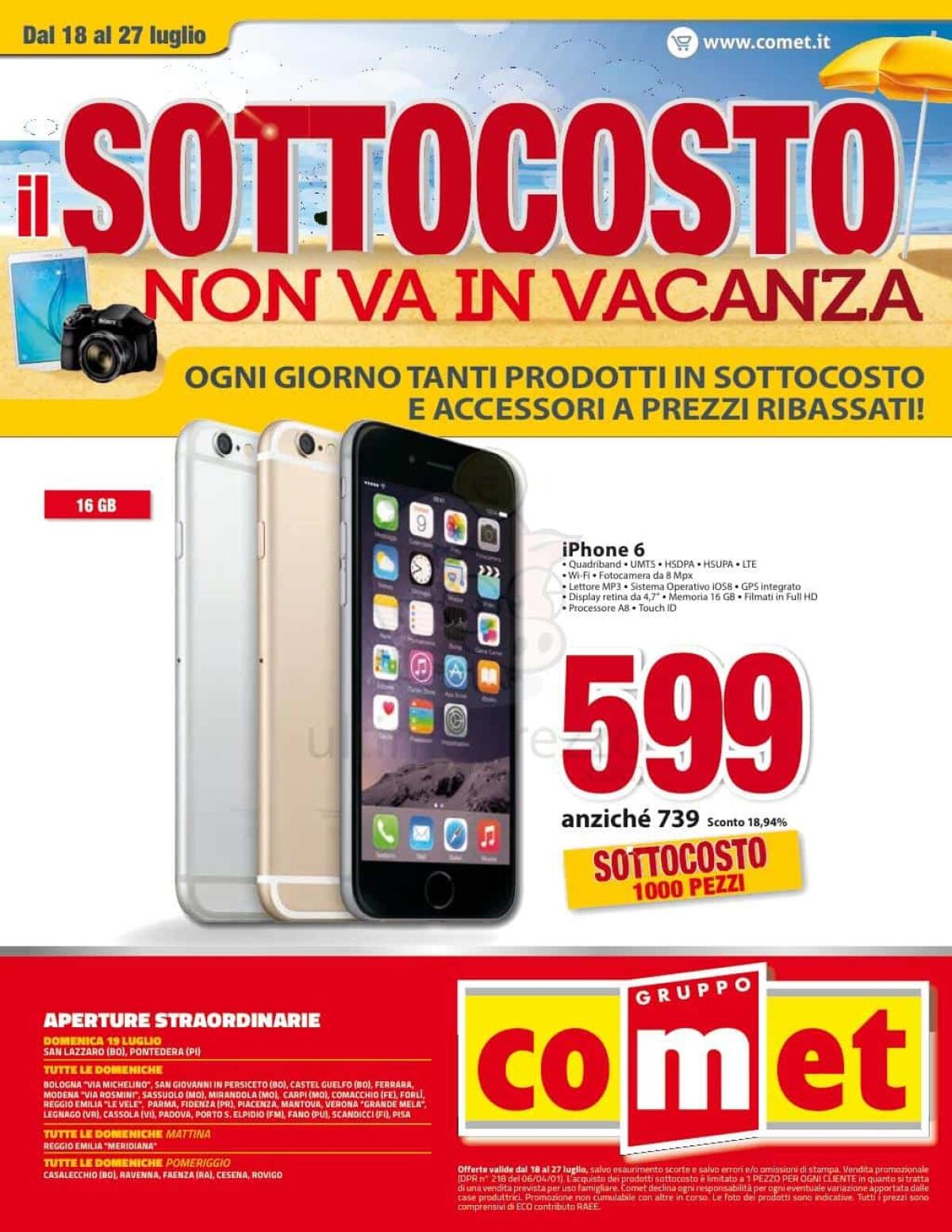 Da Comet è tempo di SOTTOCOSTO nell'ultimo volantino - 