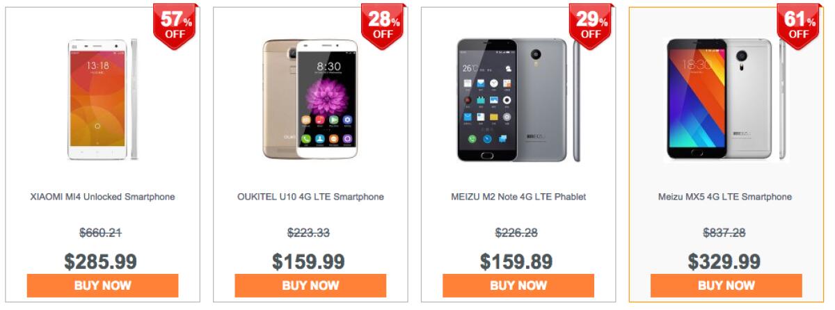 Sconti estivi GearBest: fino al 50% di sconto su smartphone e accessori - 