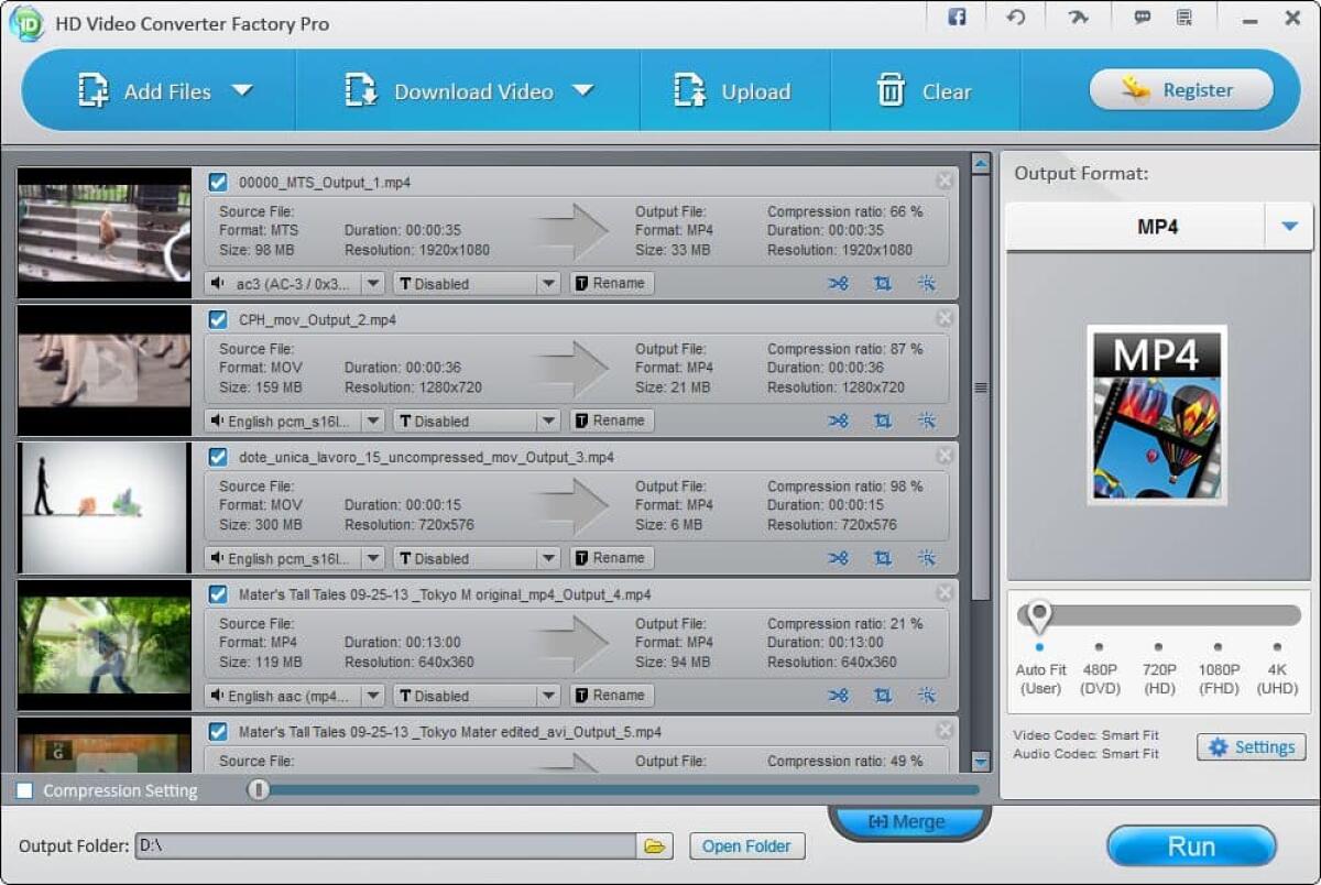Convertire video in oltre 200 formati - 