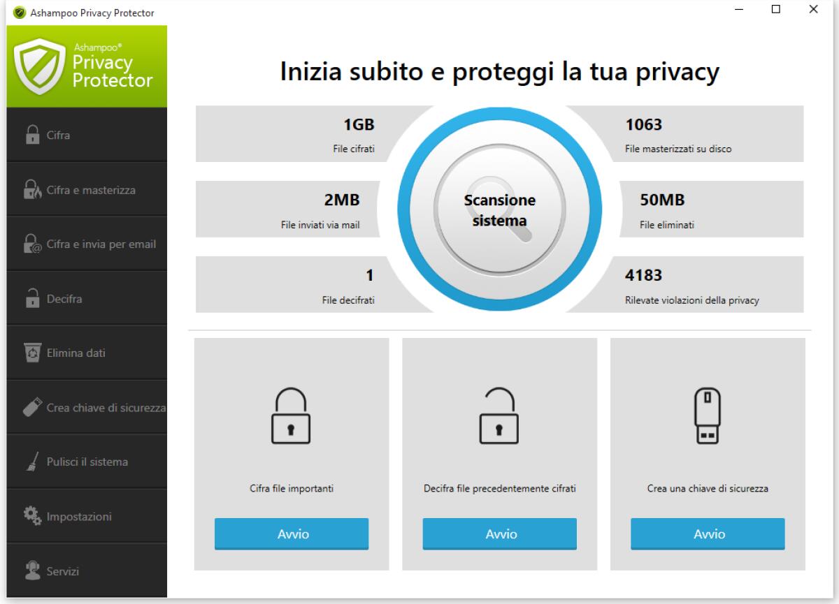 Ashampoo Privacy Protector 2015: Cripta file per tenerli al sicuro - 