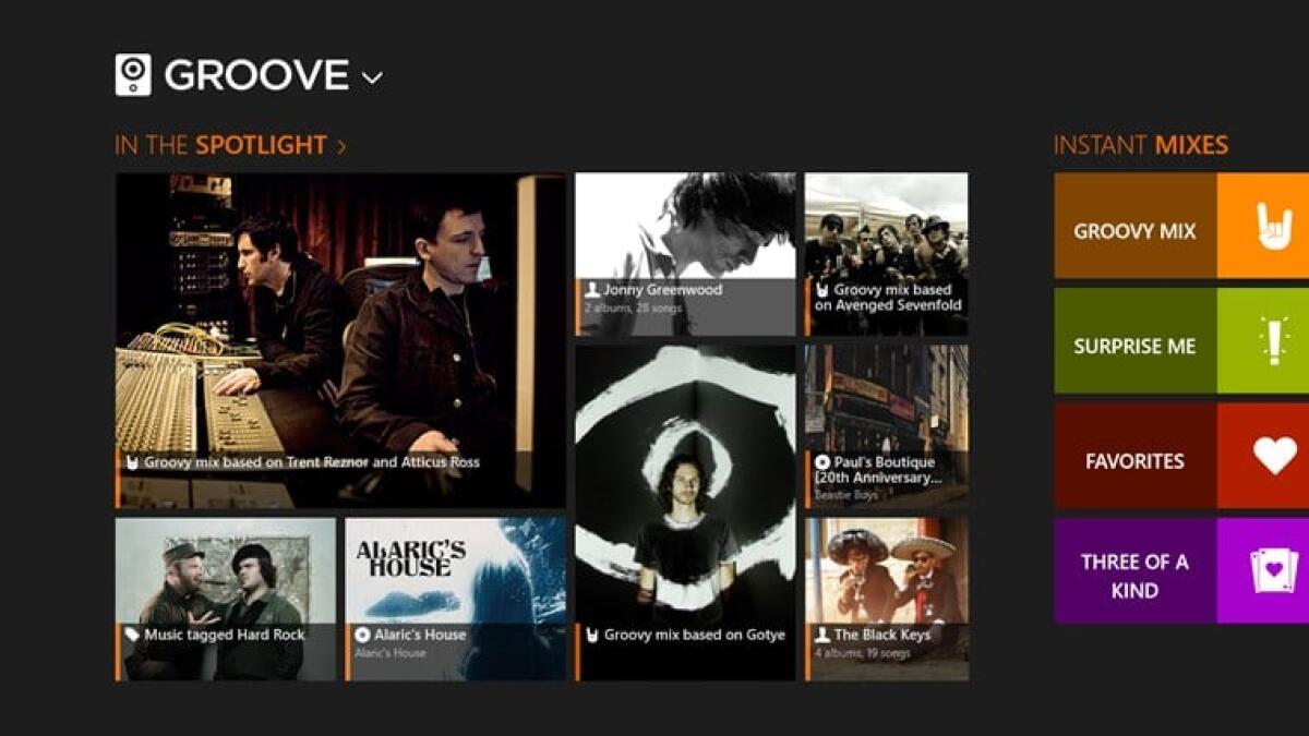 Windows 10: Arriva Groove Music - 