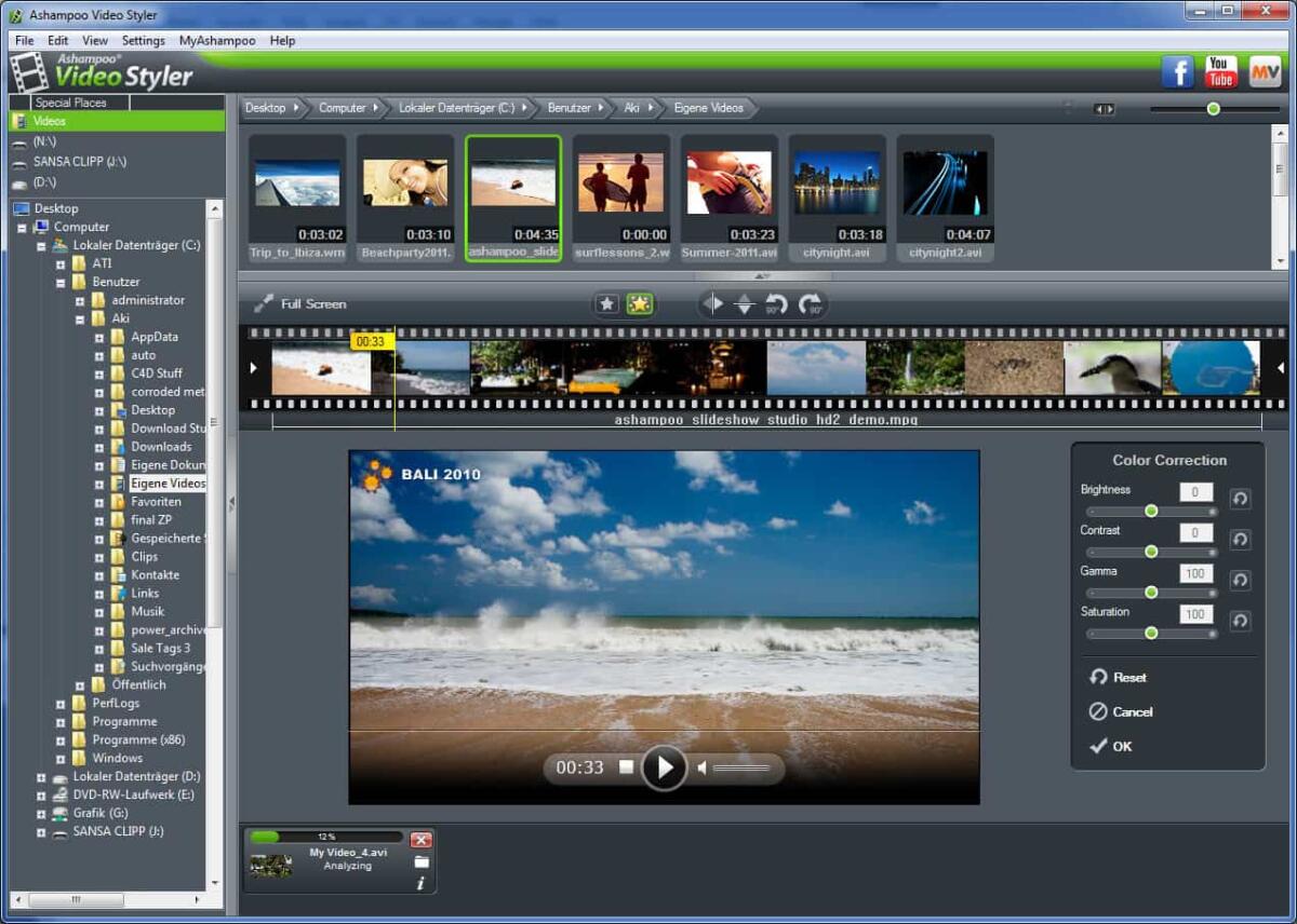 Modificare, applicare effetti e convertire Video su Windows - 