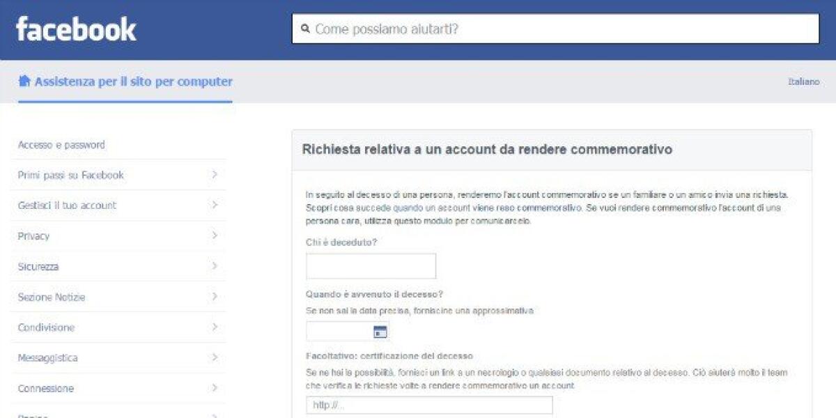 Ecco il contatto Erede su Facebook: Cos'è e come funziona? - 