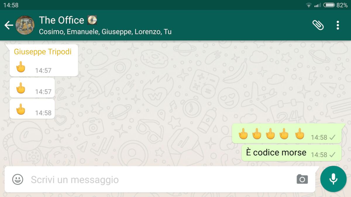 WhatsApp: ecco l'emoji del dito medio | Android - 