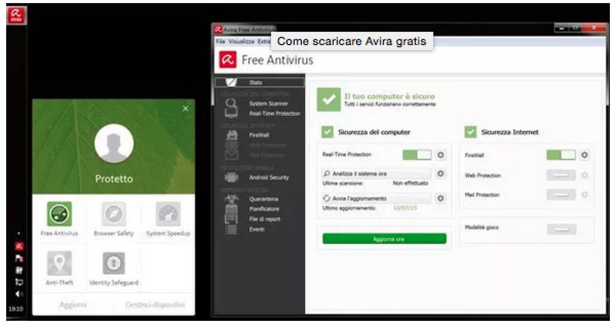 Come scaricare Antivirus Avira gratis - 