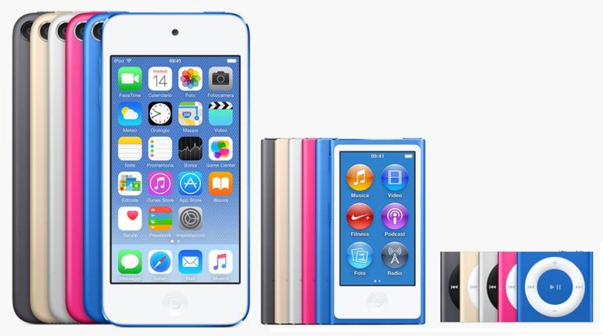 Apple presenta i nuovi iPod Touch, iPod nano e Shuffle 2015 - 