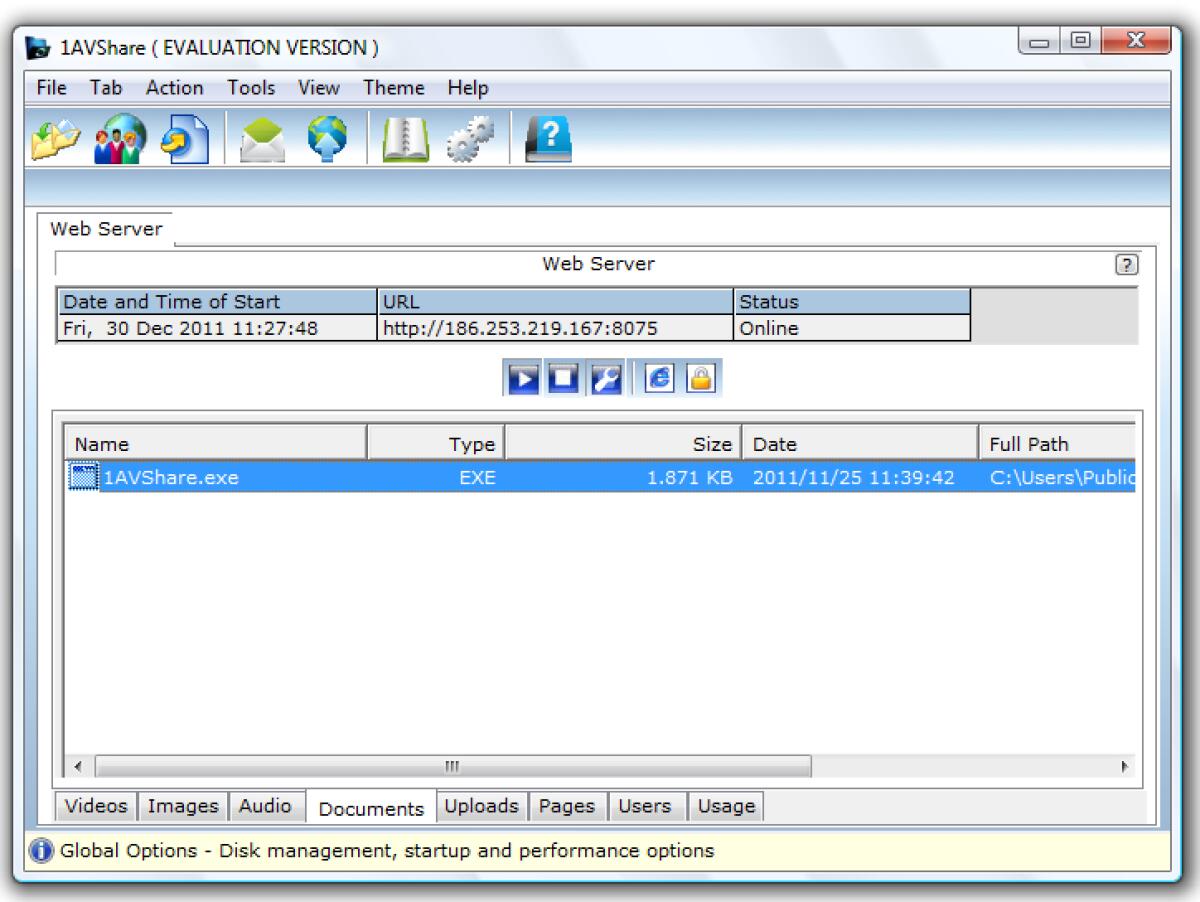 Condividere file con gli amici velocemente con 1AVSHare - 
