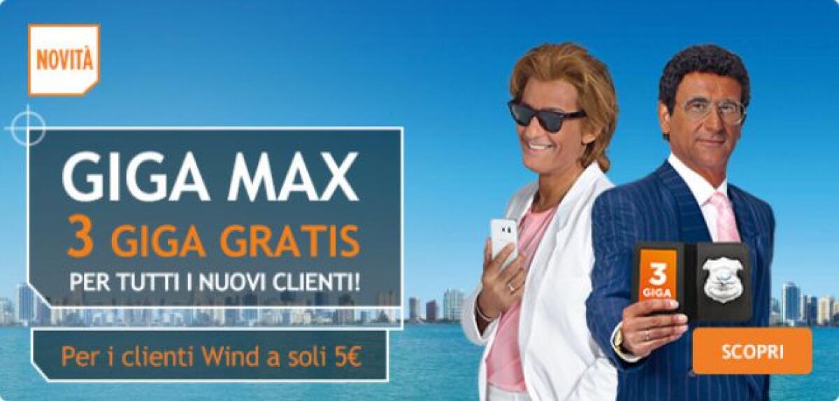 Offerta per l'Estate Wind: ecco Giga Max - 