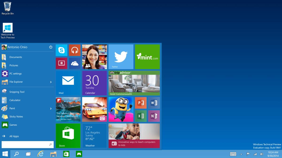 Confronto versioni Windows 10 - 