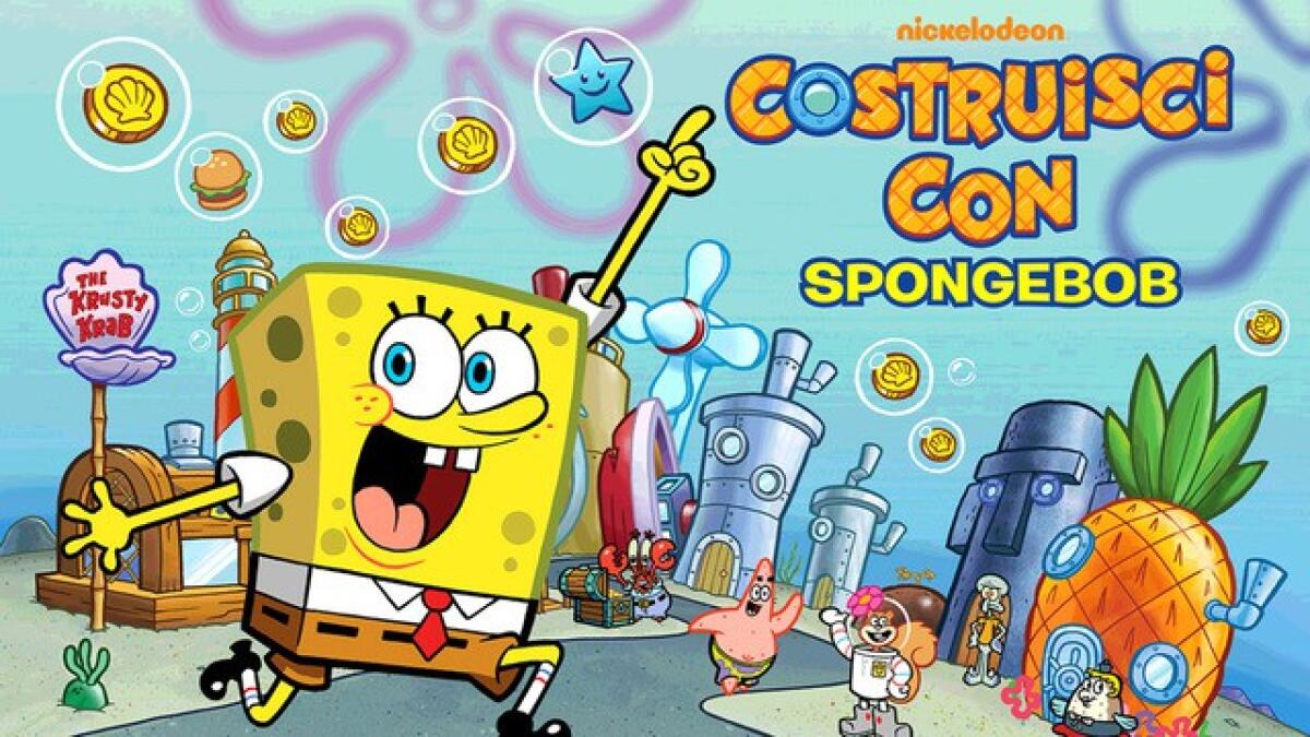 Costruisci con Spongebob è l'app della settimana scaricabile gratis per iPad ed iPhone - 