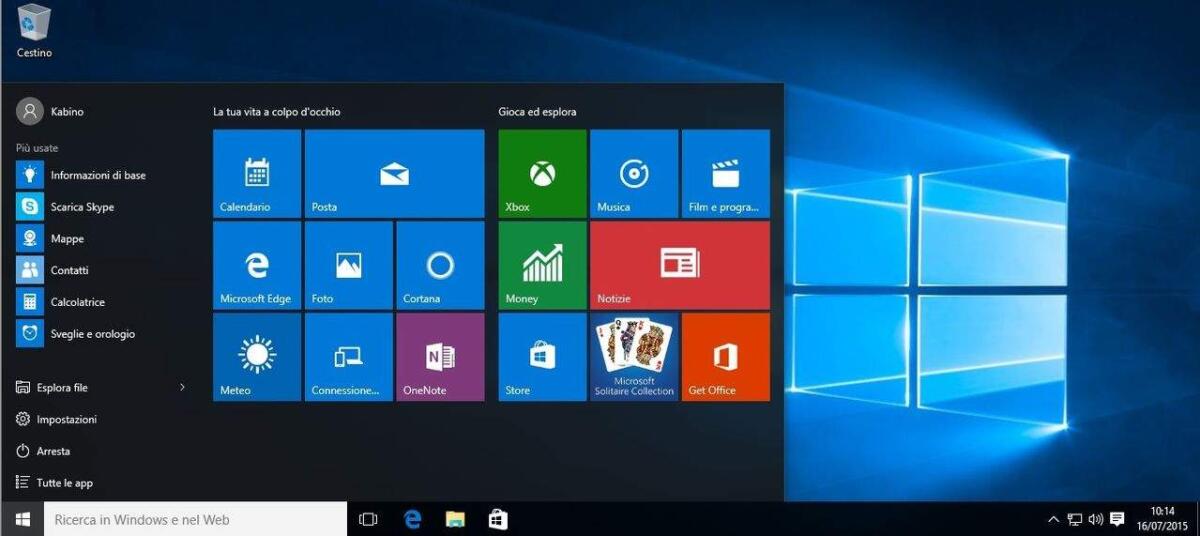 Disponibile Windows 10 Professional Build 10240 Preattivato in Italiano - 