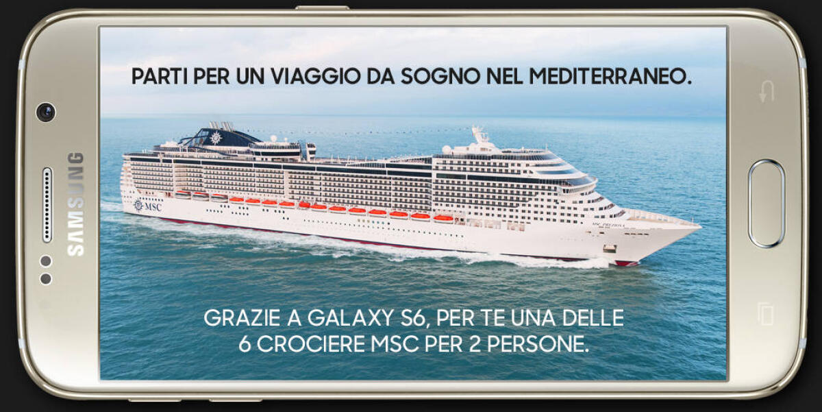Samsung #6next: Vinci una crociera grazie al Galaxy S6 (Fino alle 15 di oggi) - 