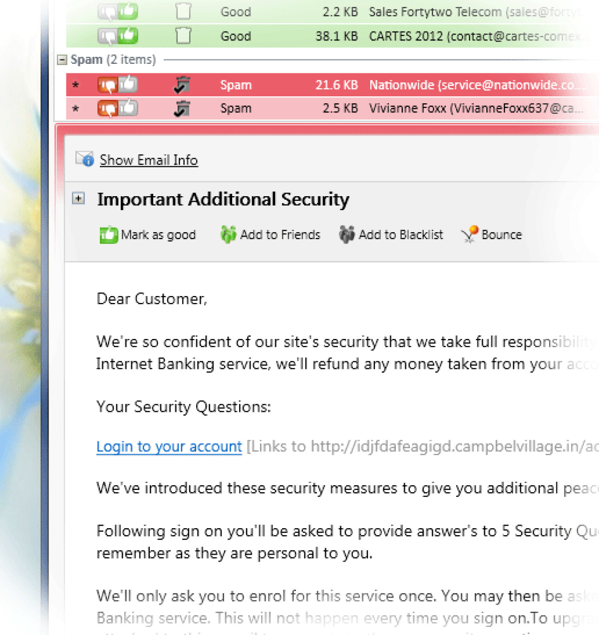 Bloccare tutte le mail di Spam - 