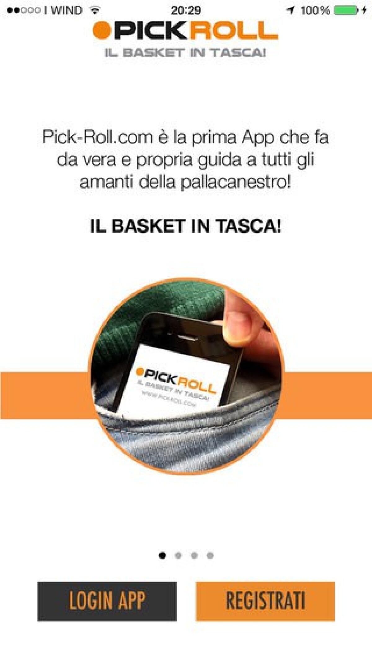 Pick-Roll: App per avere tutto il basket in tasca - 