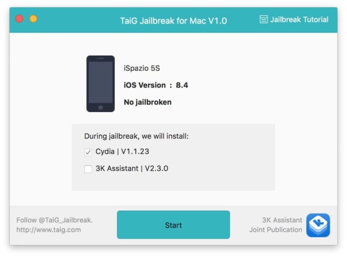 Come effettuare il Jailbreak di iOS 8.4 con TaiG Jailbreak | Mac - 
