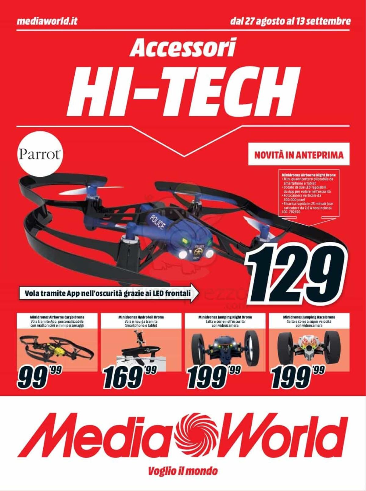 Volantino MediaWorld con tante offerte HI-TECH [Settembre 2015] - 