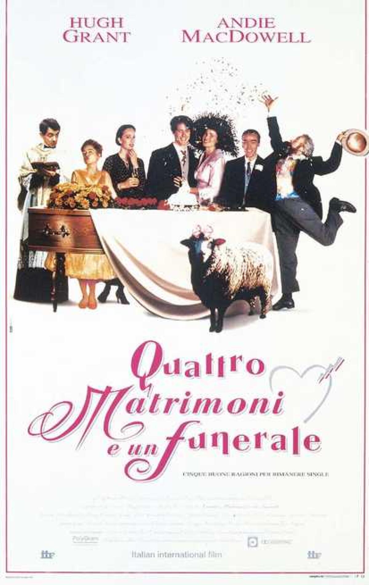 Stasera in TV Quattro matrimoni e un funerale | 20 agosto 2015 - 