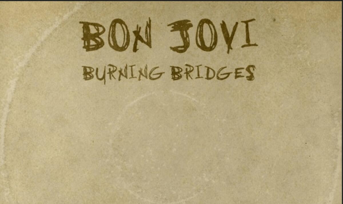 Bon Jovi, Burning Bridges: copertina e tracklist del nuovo album - 