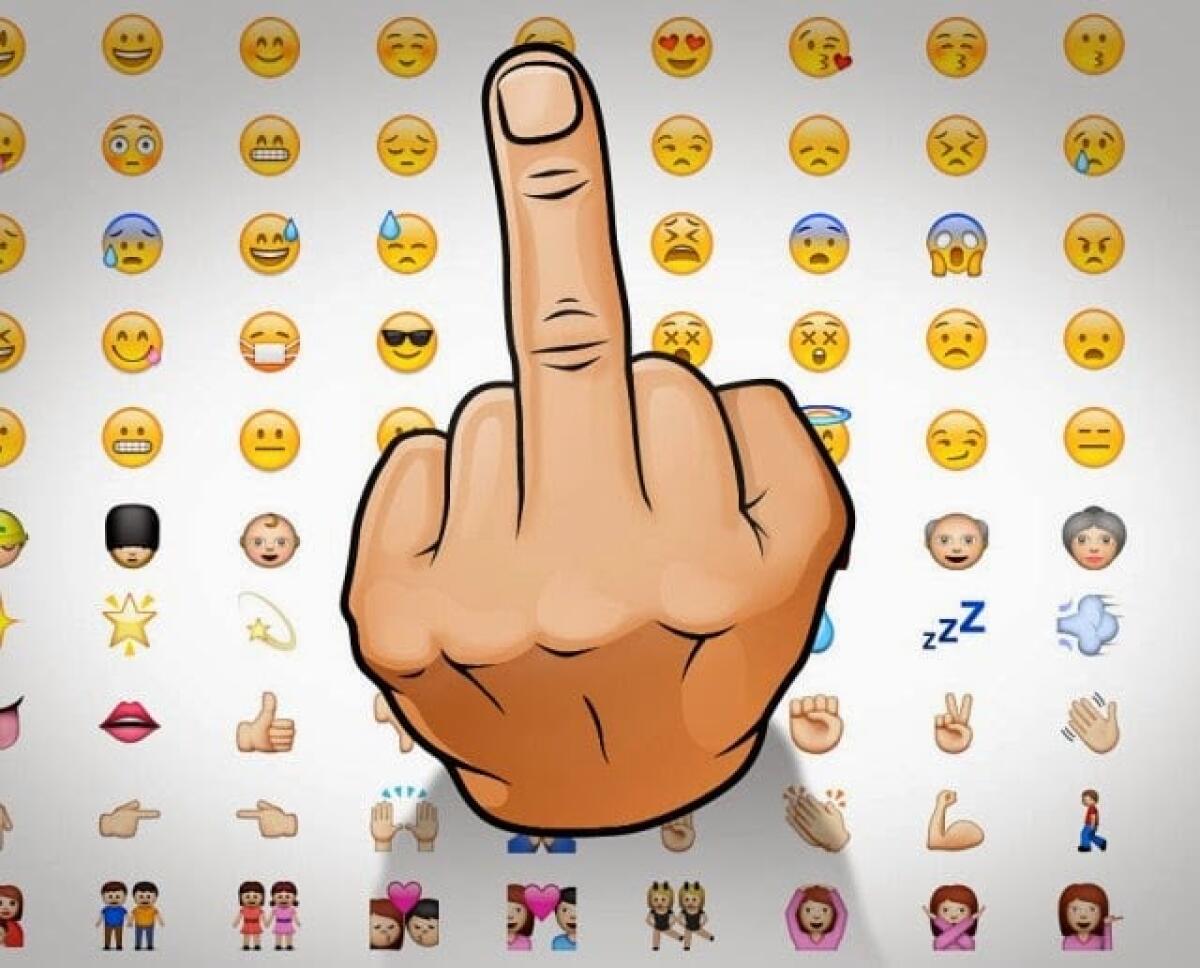 WhatsApp: ecco l'emoji del dito medio | iPhone - 