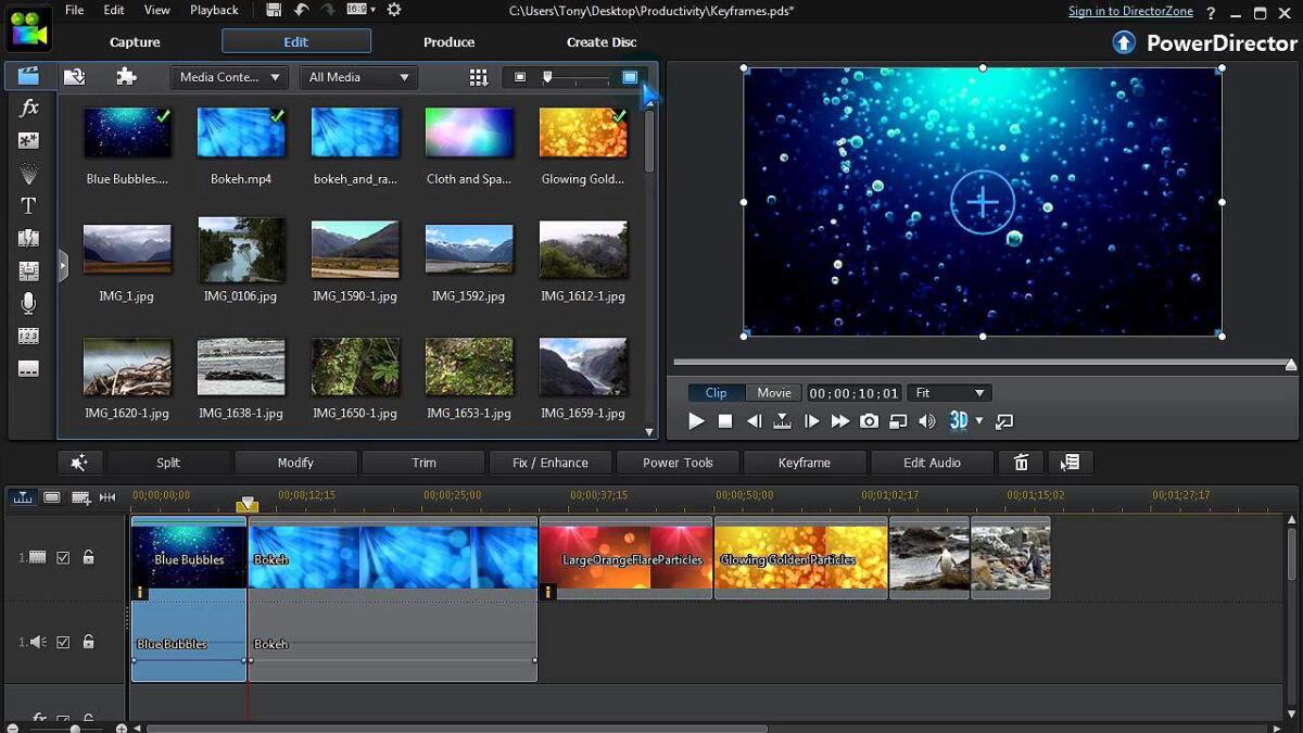 PowerDirector 12 LE Gratis: Modificare e creare Video su Windows - 