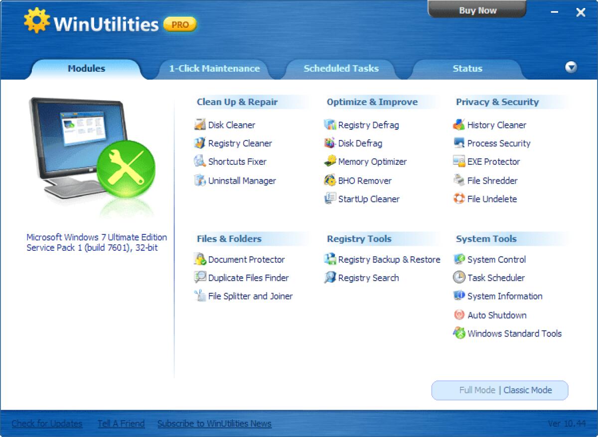 WinUtilities Pro gratis solo per 2 giorni: Affrettatevi - 