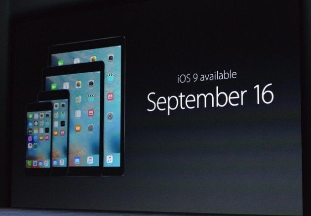 Download iOS 9 disponibile per iPhone, iPod e iPad: ecco le principali novità - 