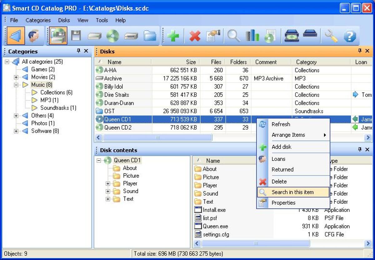 Organizzare raccolte di CD e DVD per ricercare velocemente qualsiasi contenuto - 