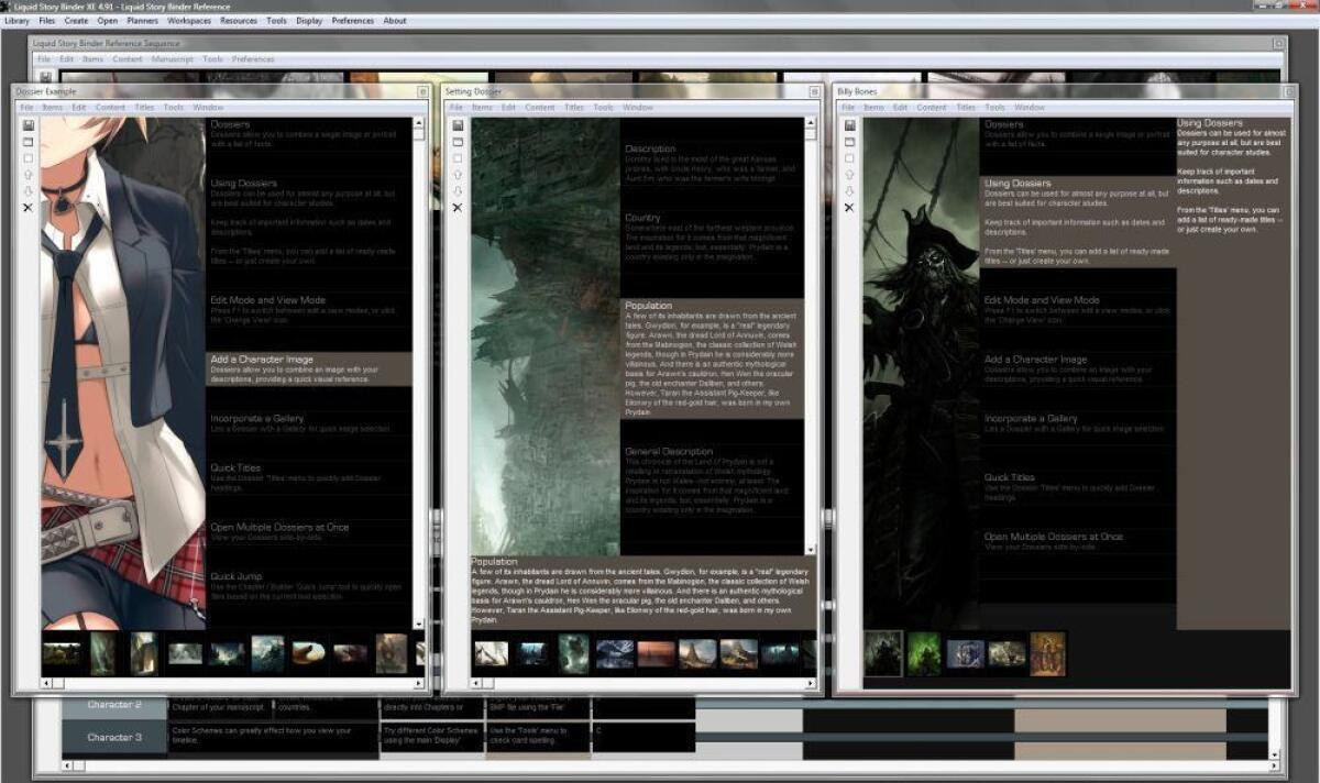 Scrivere Narrative stile Manga, timeline, story board ed altri - 